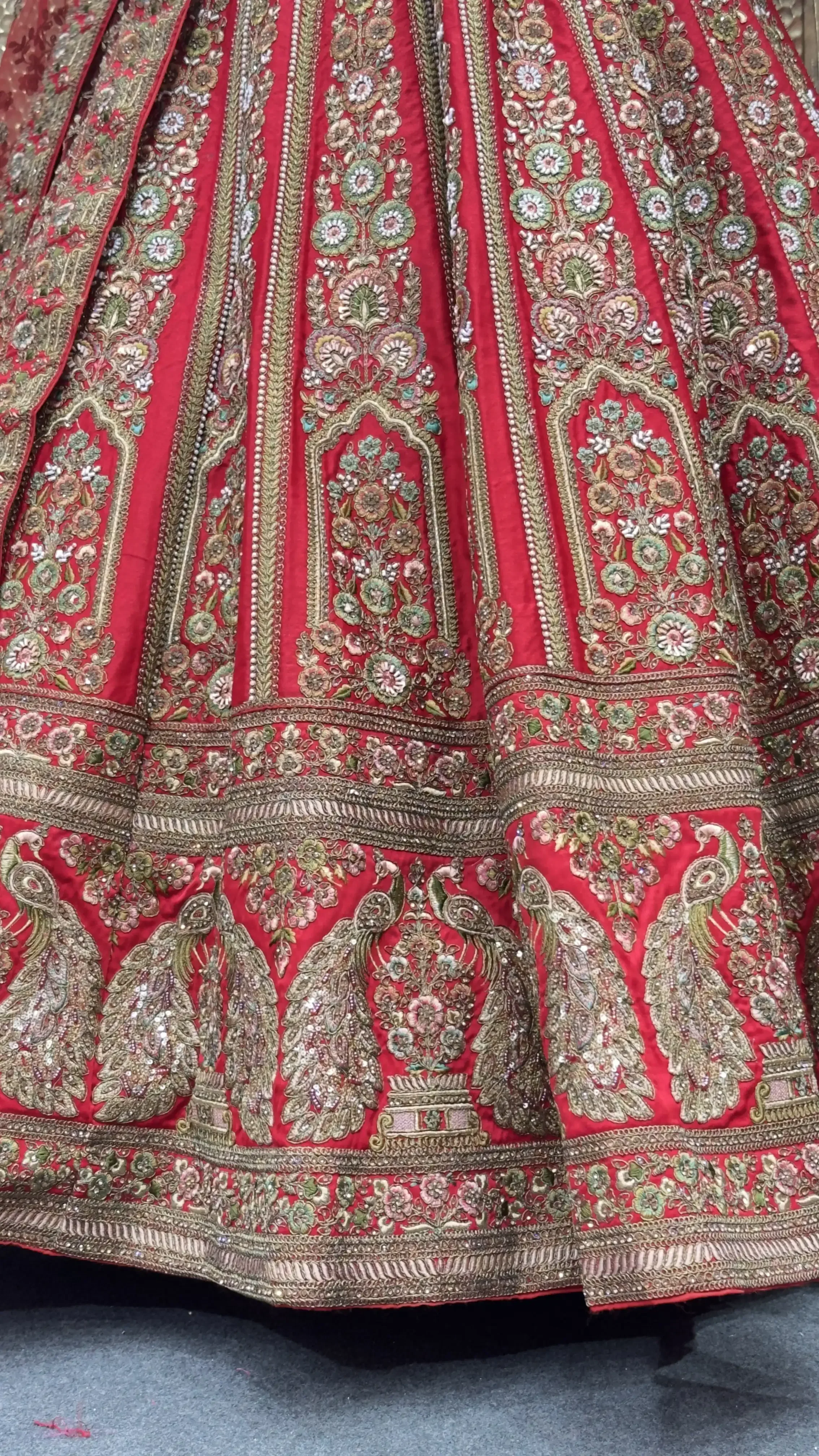 Antique Work Bridal Lehenga